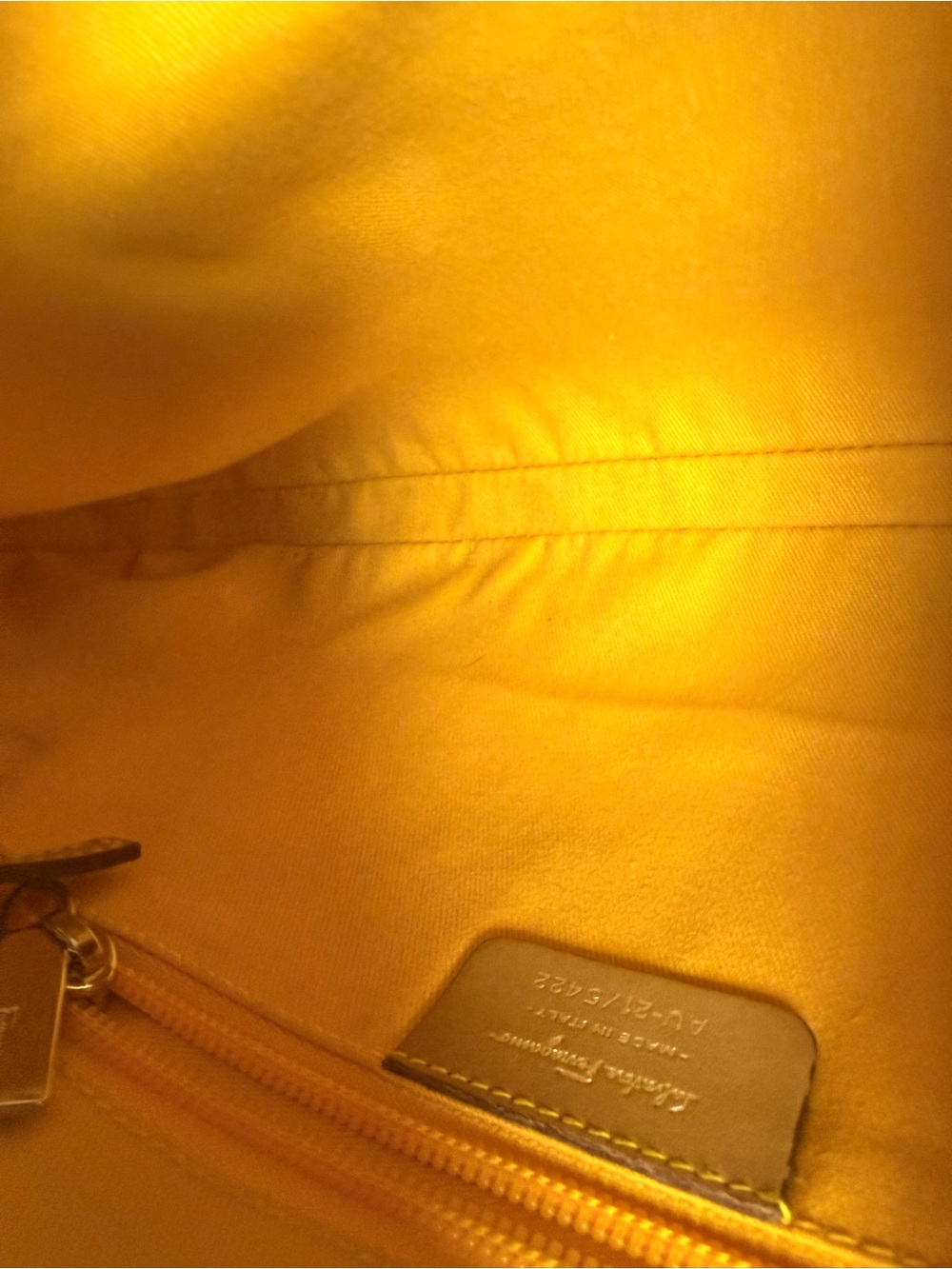 Salvatore Ferragamo Gancini Harness Leather Shoulder Bag Baguette - Picture 11 of 12